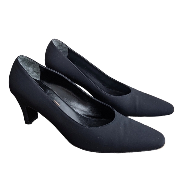 Salvatore Ferragamo black heels size 8 s2 - Picture 1 of 11